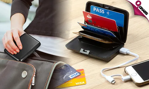 2-in-1 Power Bank Card Wallets!